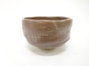 砥部焼　友澤波六造　刷毛目　茶碗